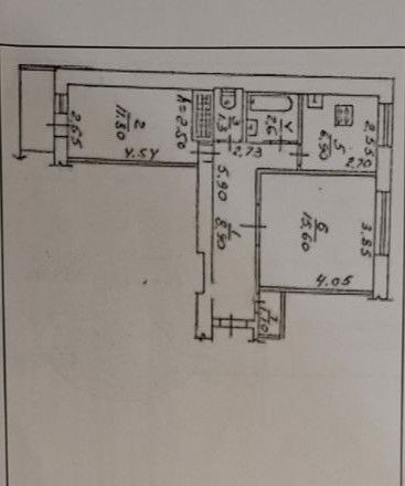 Продаётся 2-комнатная квартира, 50 м²