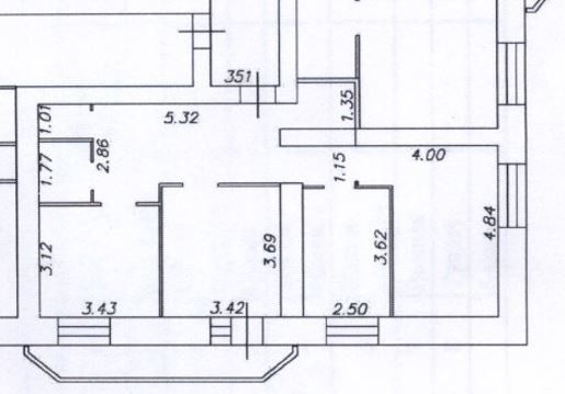 Продаётся 3-комнатная квартира, 70.3 м²