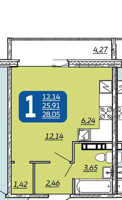 Однокомнатные Квартиры Новостройка Чебоксары Купить