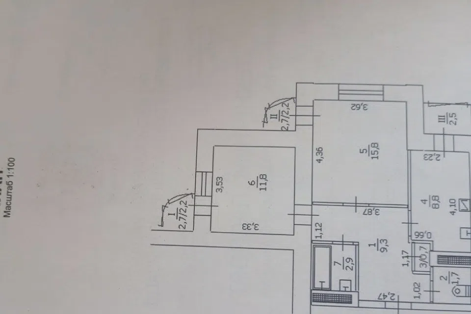 Продаётся 2-комнатная квартира, 60 м²