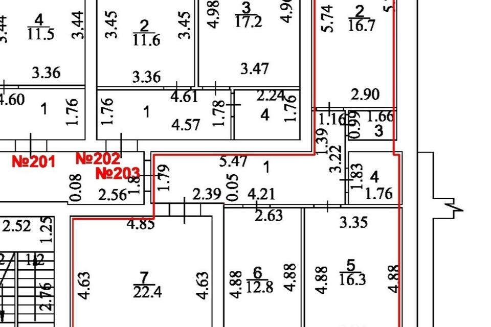Продаётся 3-комнатная квартира, 86.6 м²