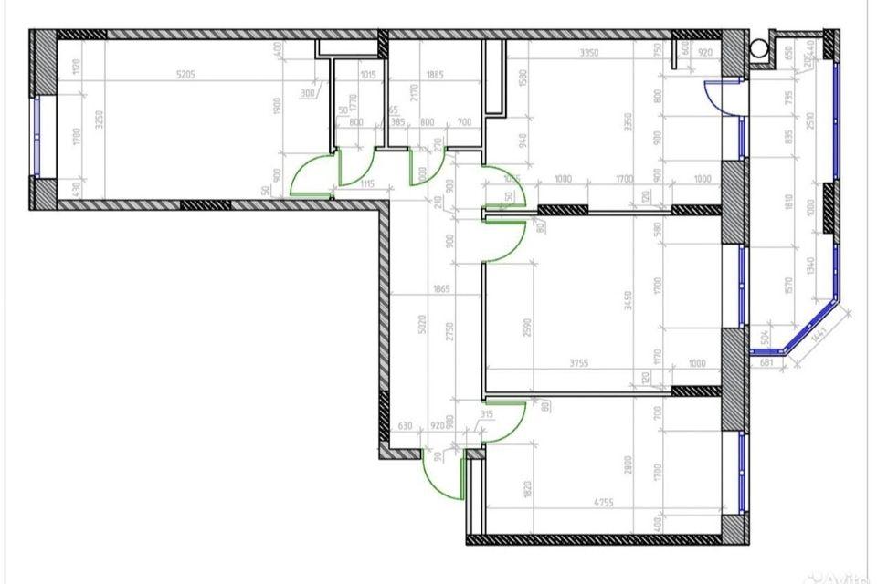 Продаётся 3-комнатная квартира, 80.3 м²