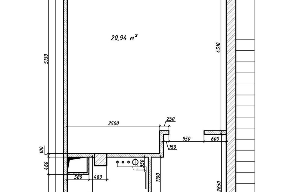 Продаётся студия, 31 м²