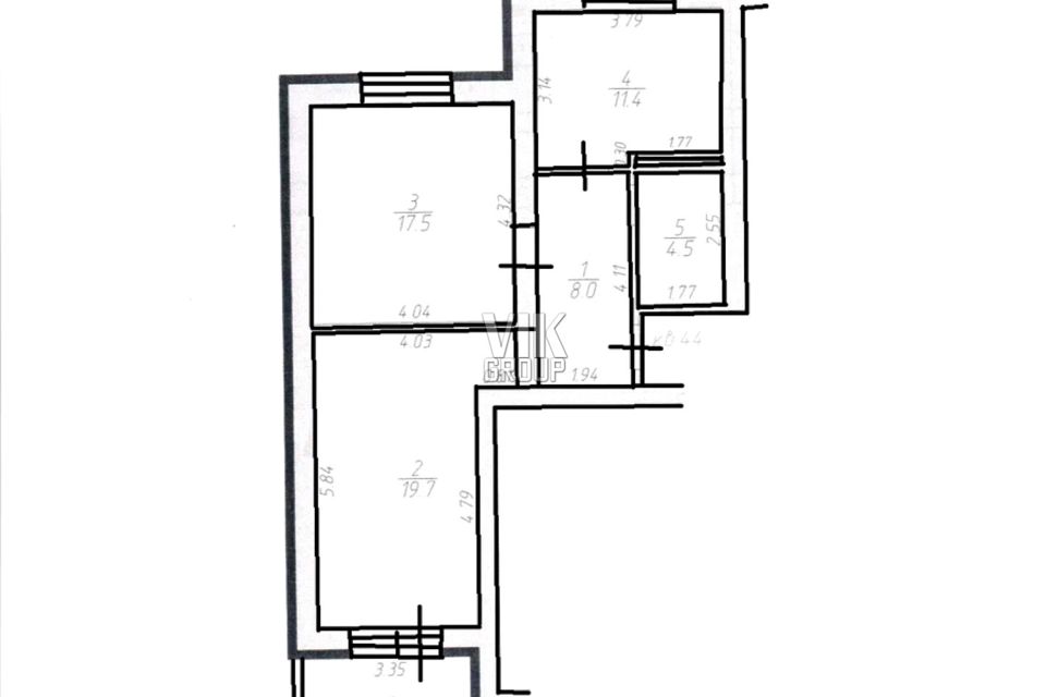 Продаётся 2-комнатная квартира, 69 м²