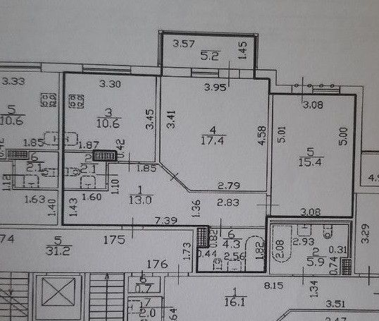 Продаётся 2-комнатная квартира, 62.8 м²