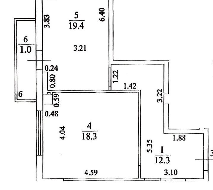 Продаётся 2-комнатная квартира, 70 м²
