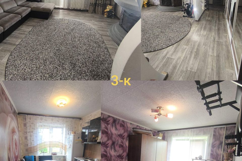 Продаётся 3-комнатная квартира, 65.8 м²