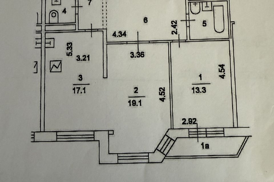 Продаётся 2-комнатная квартира, 70 м²