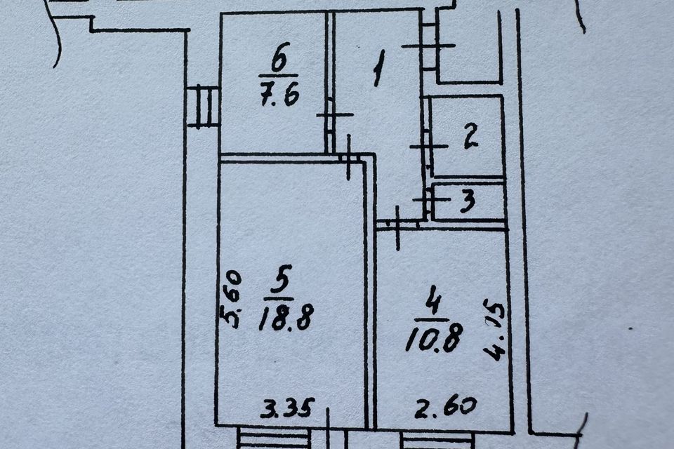 Продаётся 2-комнатная квартира, 50.5 м²