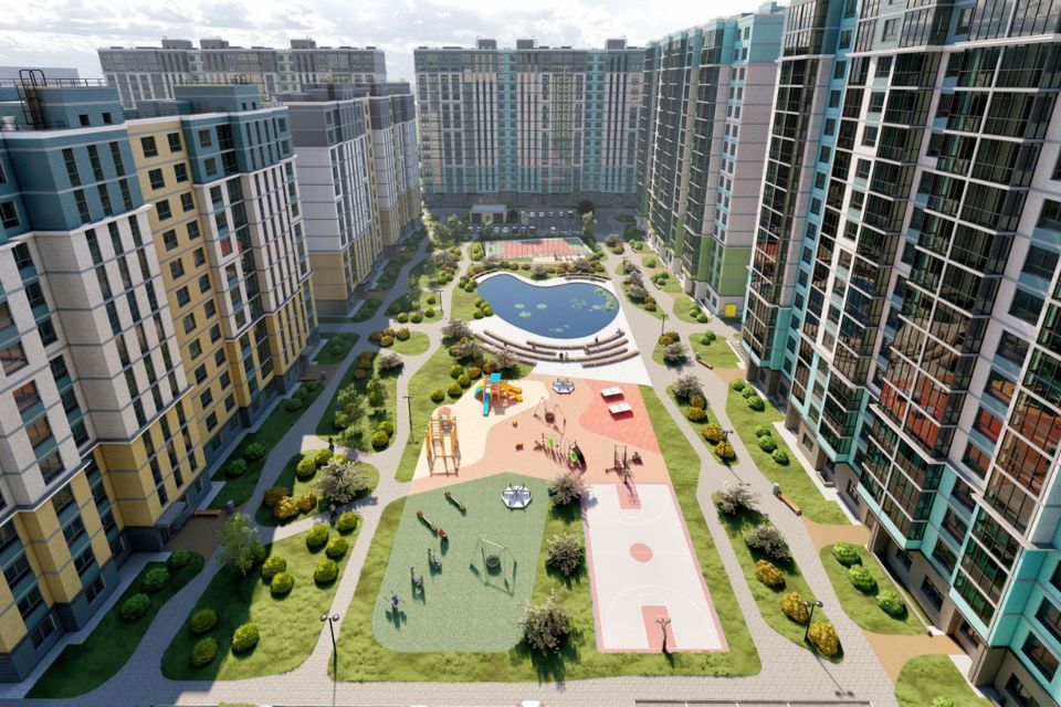Продаётся 2-комнатная квартира, 65.21 м²