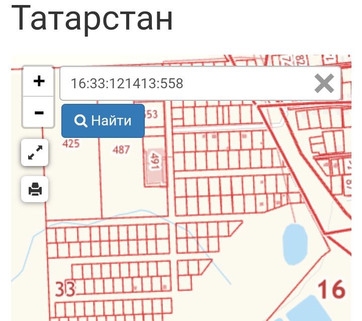 Кадастровая карта пестрецы татарстан