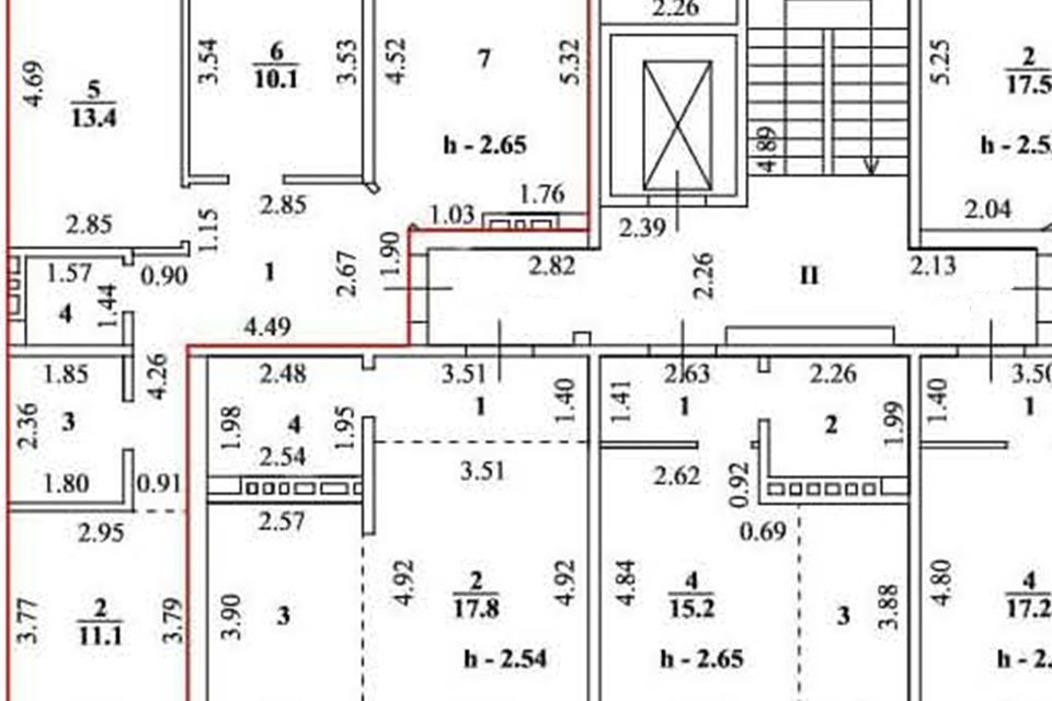 Продаётся 3-комнатная квартира, 72.3 м²