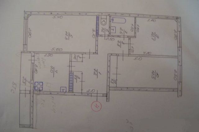 Продаётся 3-комнатная квартира, 71 м²