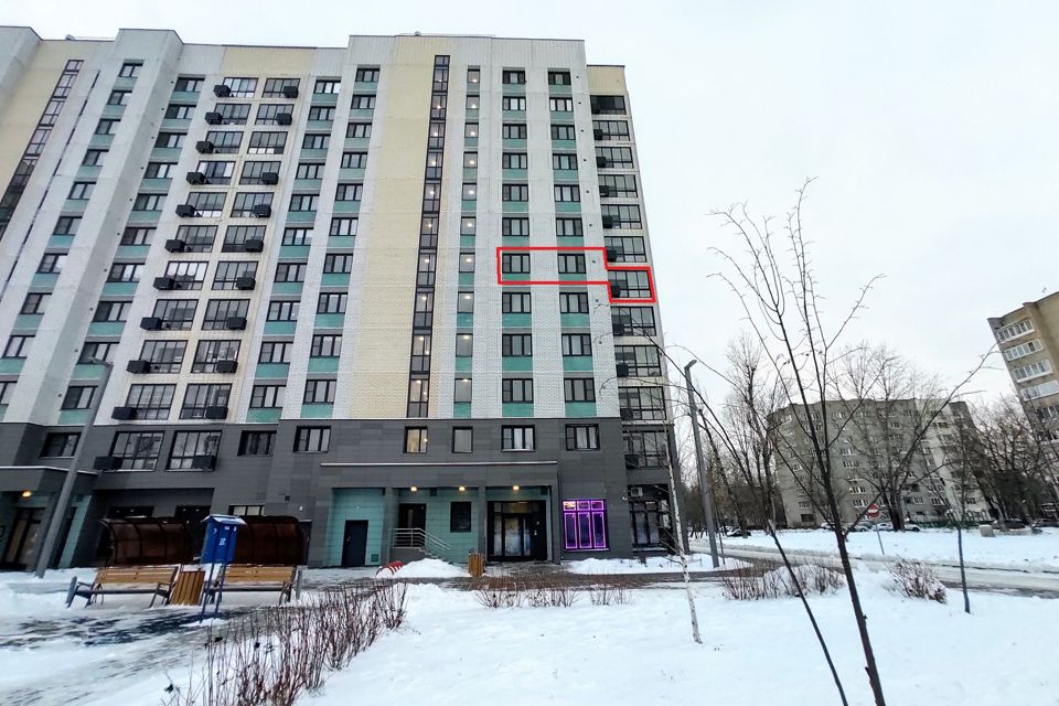 Продаётся 2-комнатная квартира, 56.3 м²
