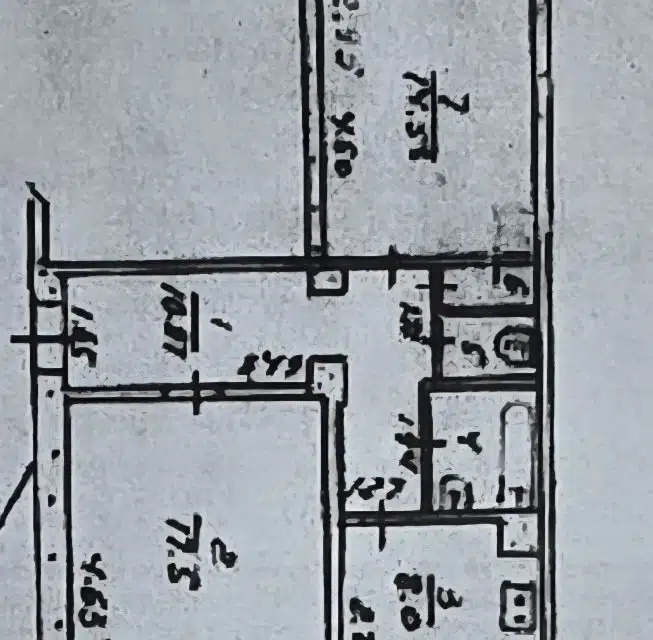 Продаётся 2-комнатная квартира, 56.9 м²