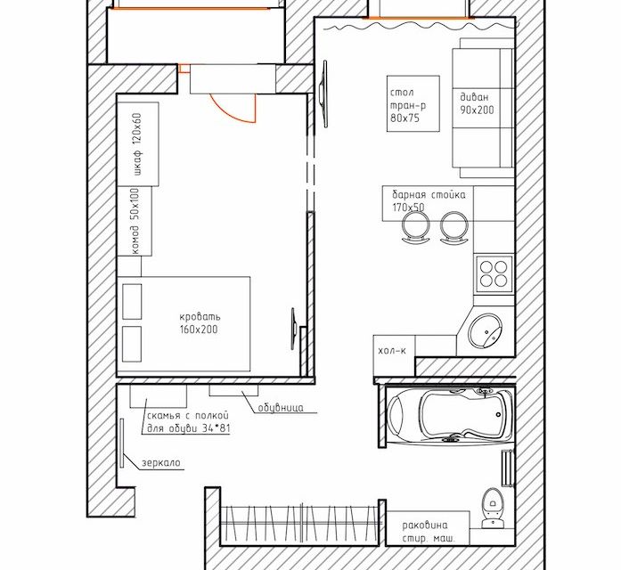 Продаётся 1-комнатная квартира, 37.3 м²