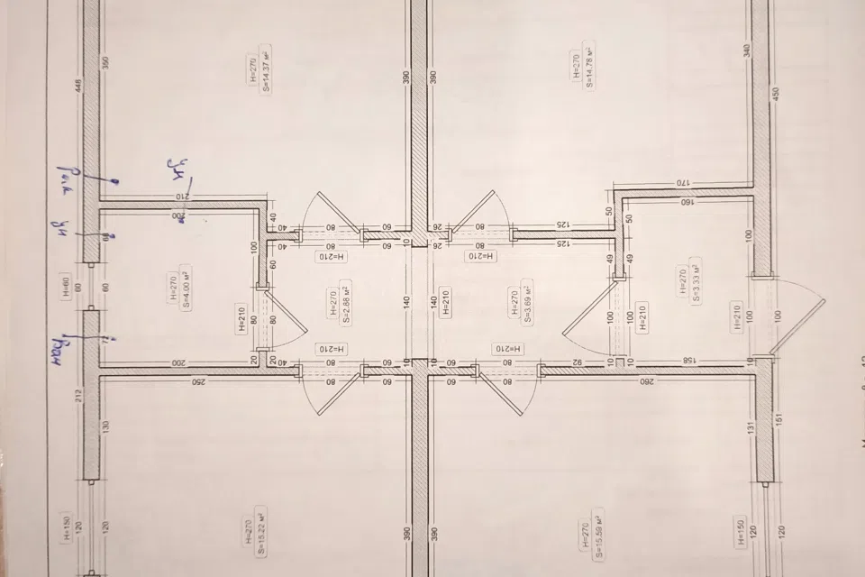 Продаётся 1-этажный дом, 87 м²