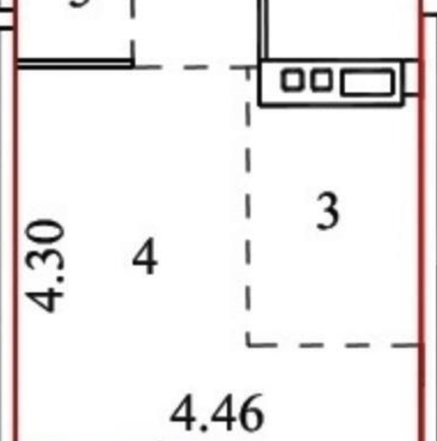 Продаётся студия, 29 м²