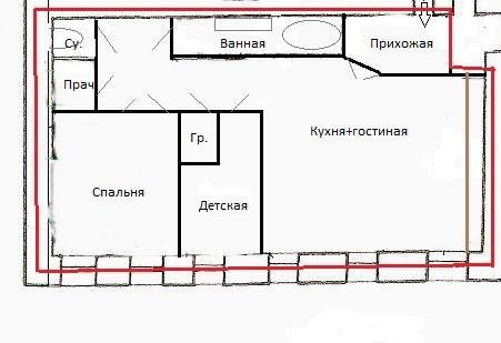 Продаётся 3-комнатная квартира, 92.2 м²