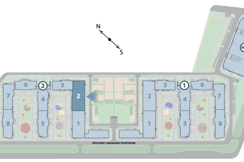 Продаётся 1-комнатная квартира, 37.84 м²