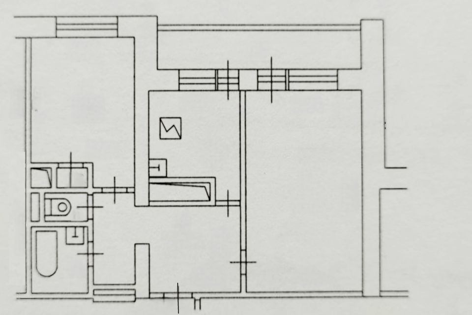 Продаётся 2-комнатная квартира, 58.9 м²