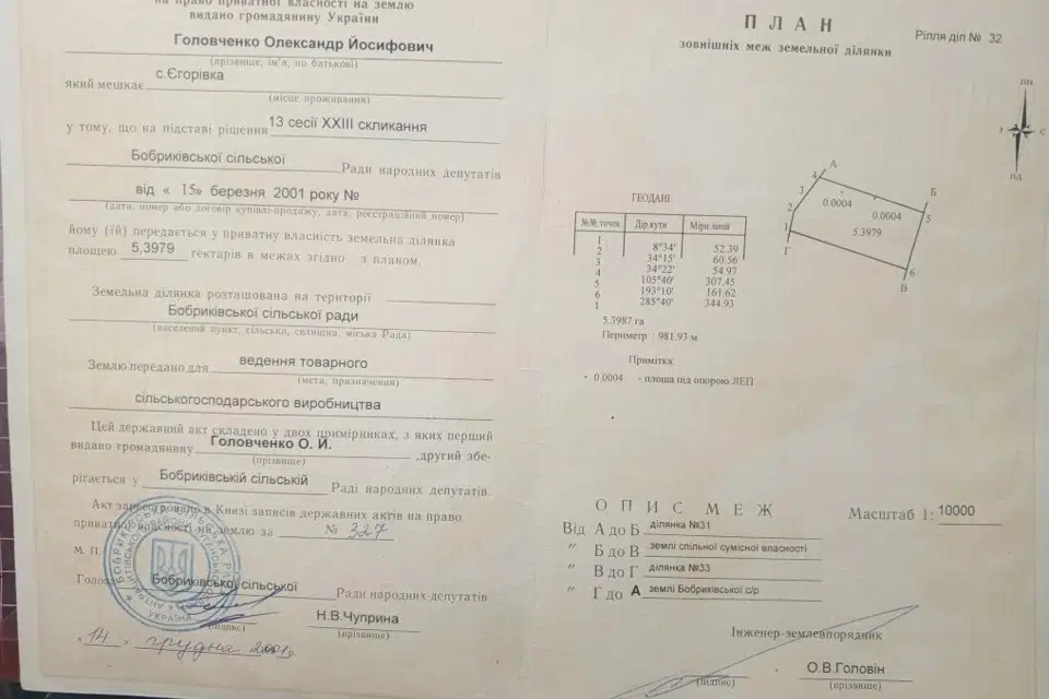 Продаётся участок, 53973 сот., Фермерский
