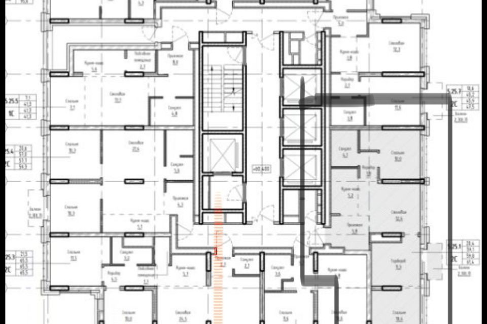 Продаётся 2-комнатная квартира, 61.4 м²