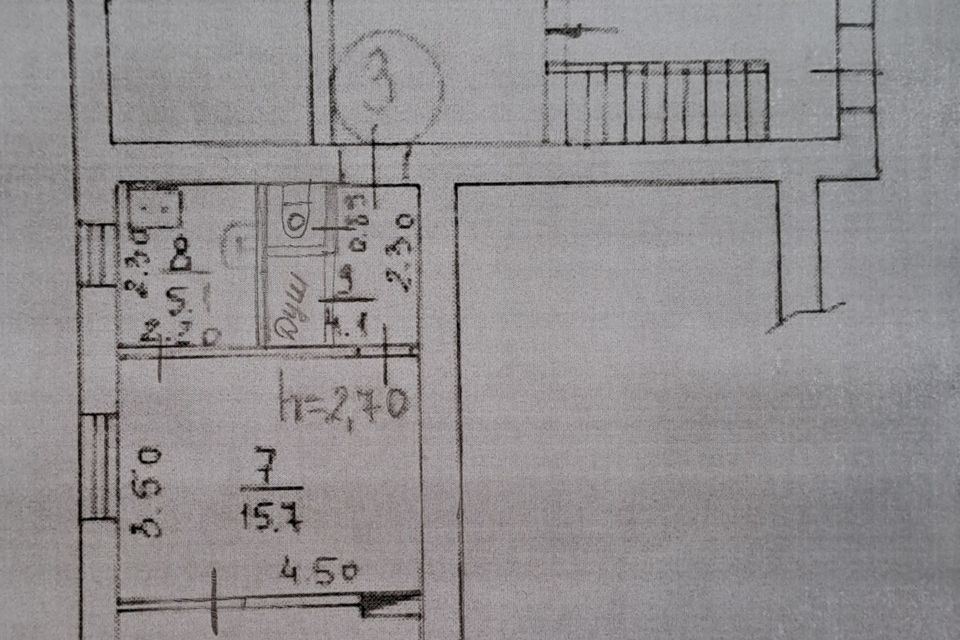 Продаётся 2-комнатная квартира, 41 м²