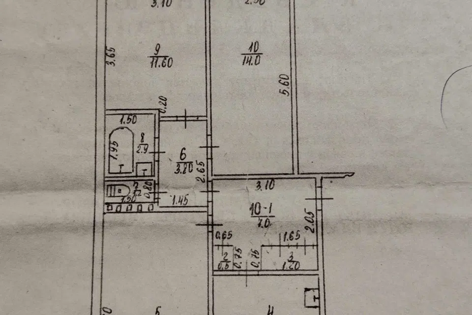 Продаётся 3-комнатная квартира, 69 м²