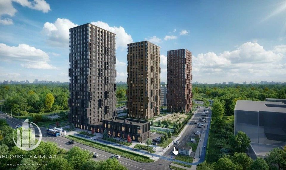 Продаётся 2-комнатная квартира, 53.43 м²