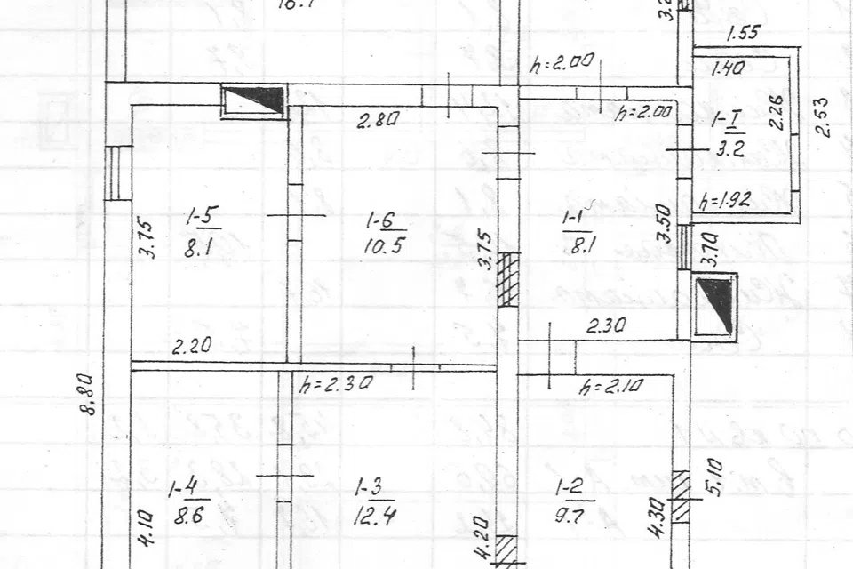 Продаётся 1-этажный дом, 84.8 м²