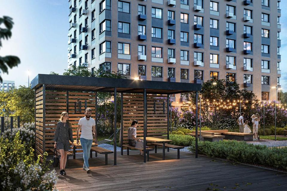Продаётся 1-комнатная квартира, 34.09 м²