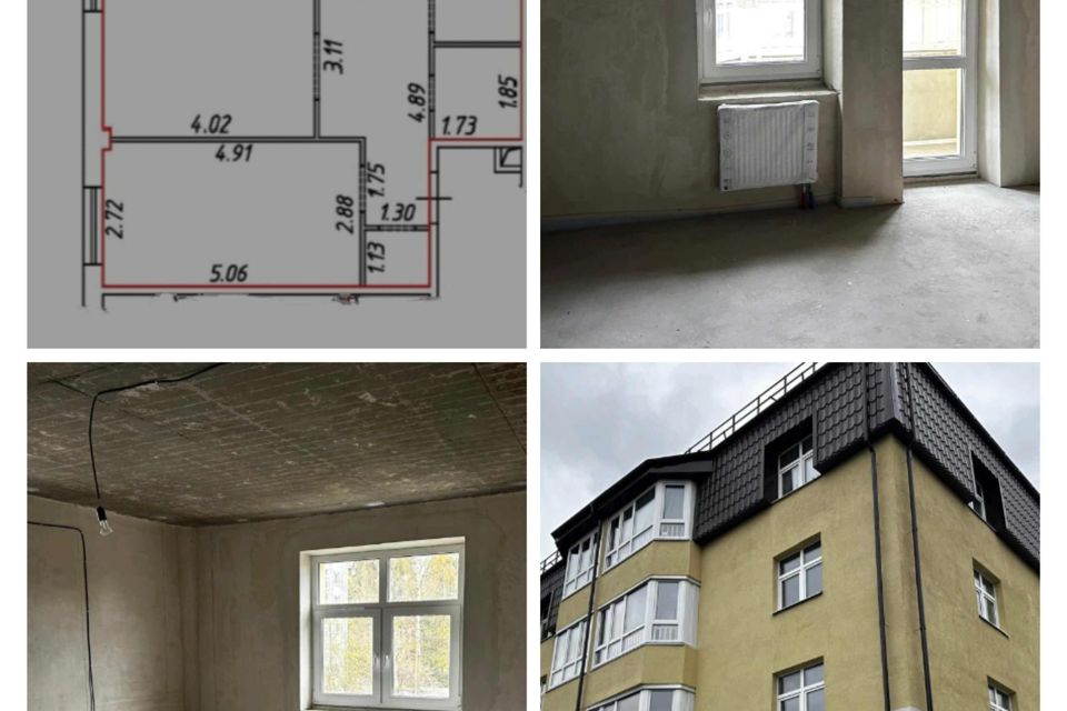 Продаётся 2-комнатная квартира, 69.2 м²
