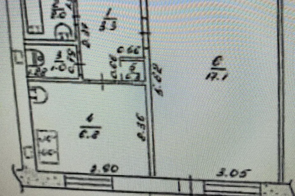Продаётся 1-комнатная квартира, 32 м²