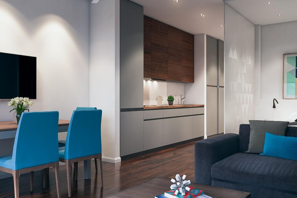Продаётся студия, 44.7 м²