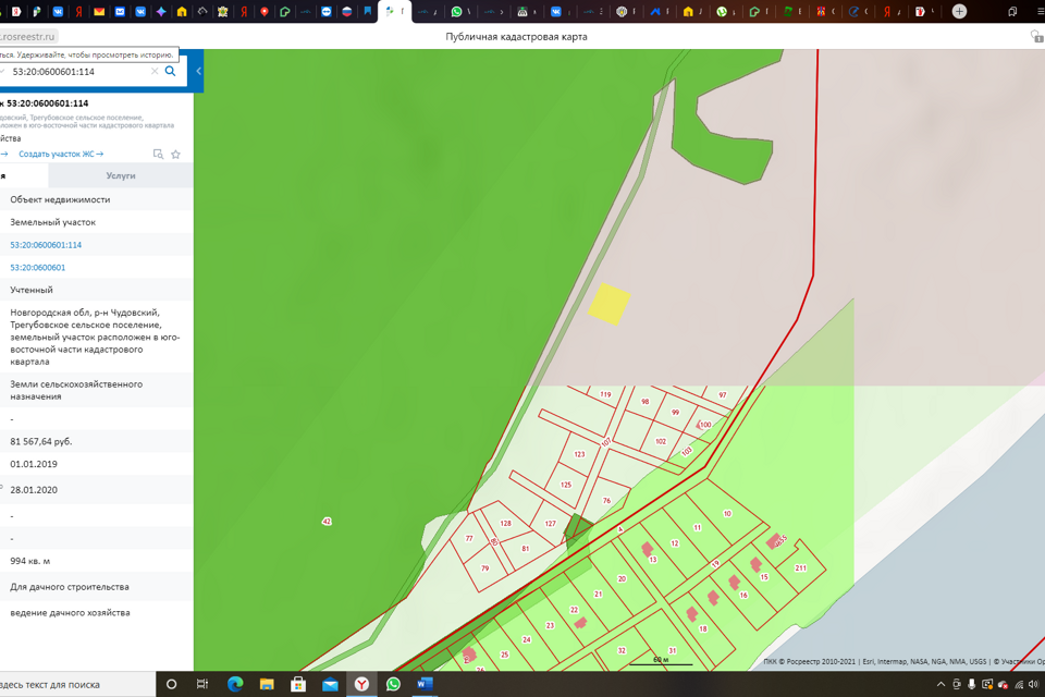 Кадастровая карта публичная новгородская область чудовский район