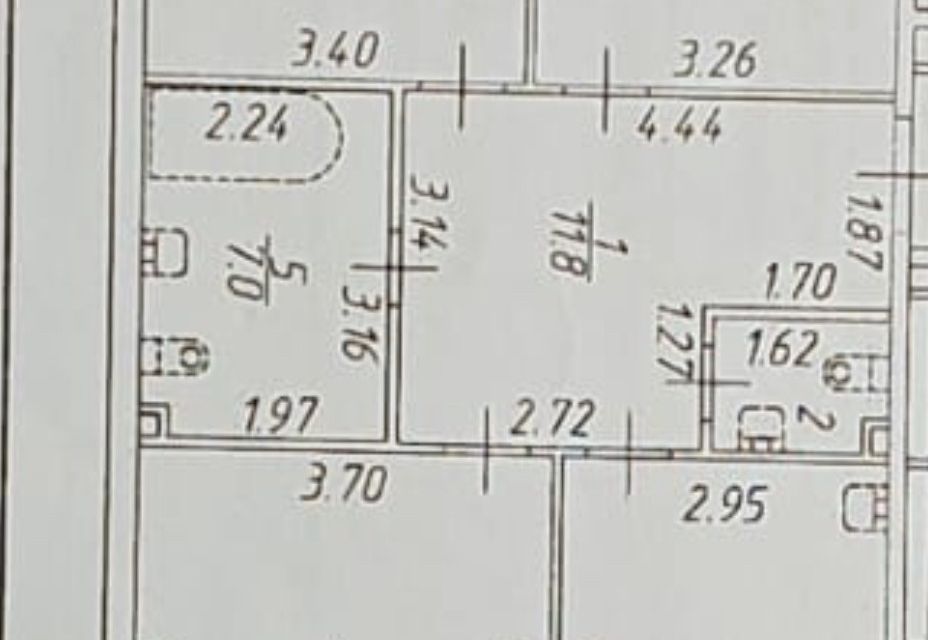 Продаётся 3-комнатная квартира, 77.8 м²
