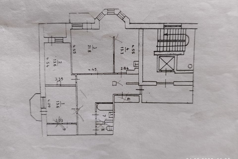 Продаётся 3-комнатная квартира, 103.8 м²