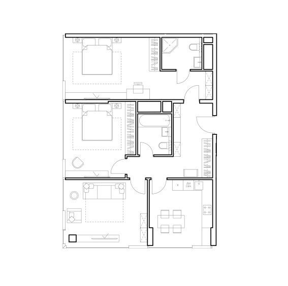 Продаётся 3-комнатная квартира, 89 м²