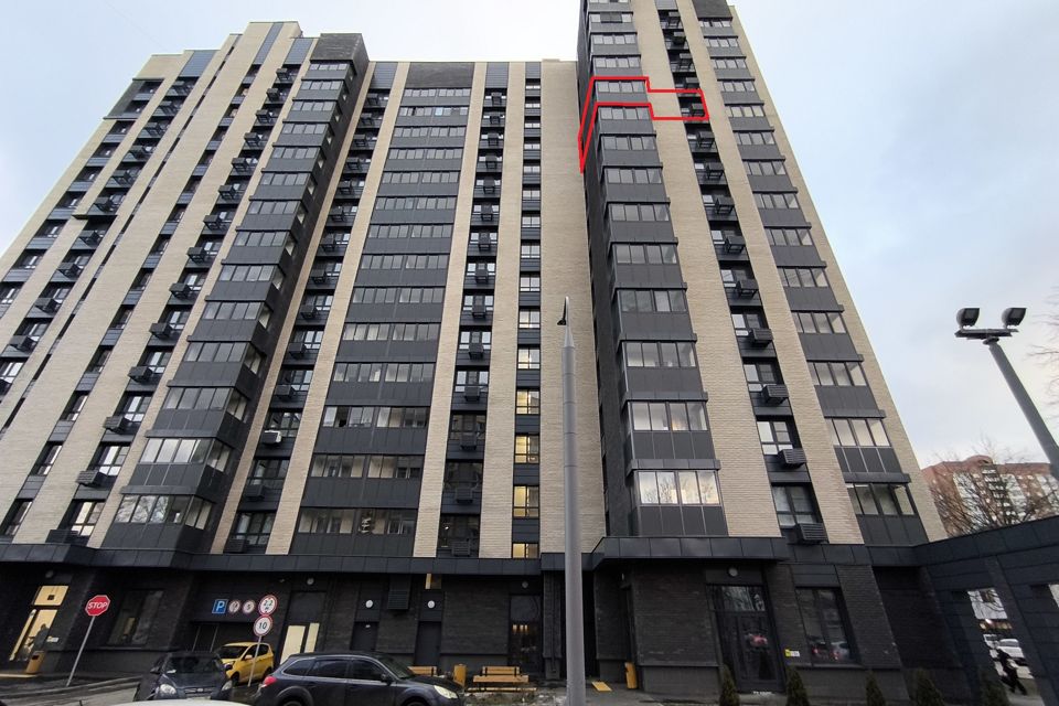 Продаётся 2-комнатная квартира, 55.1 м²