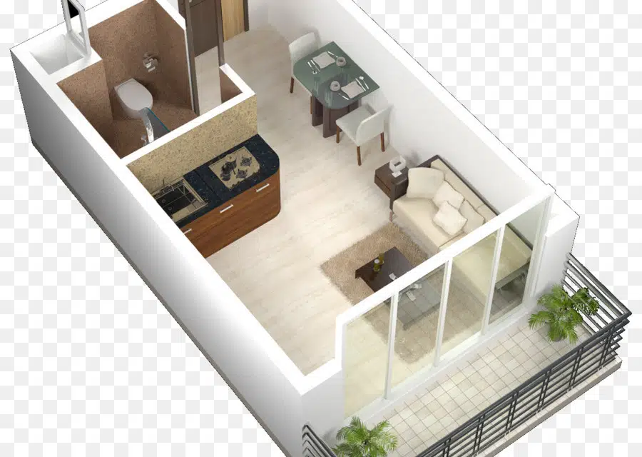 Продаётся 1-комнатная квартира, 27 м²