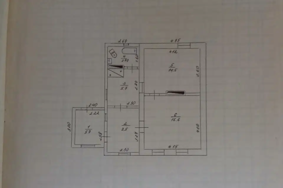 Продаётся 1-этажный дом, 67 м²