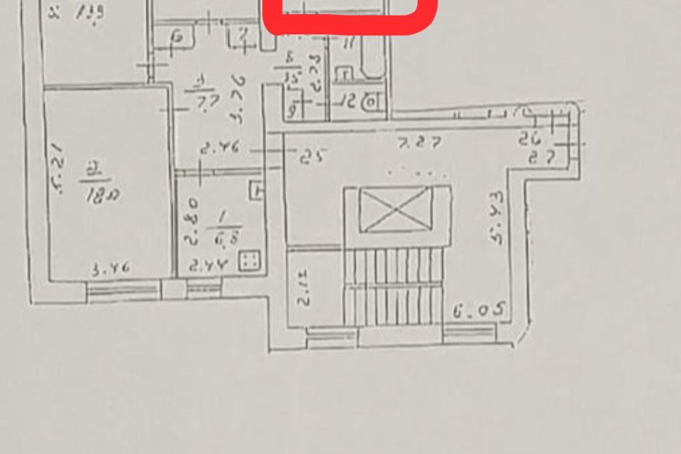 Продаётся 4 комнаты в 4-комн. квартире, 79 м²