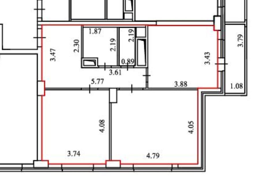 Продаётся 2-комнатная квартира, 64.9 м²