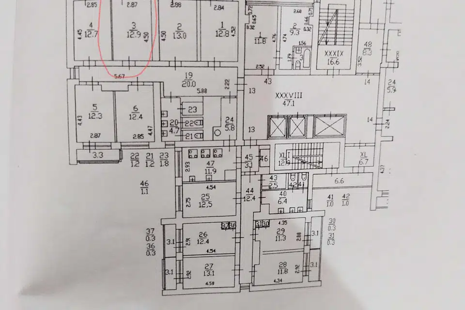 Продаётся комната в 4-комн. квартире, 12 м²