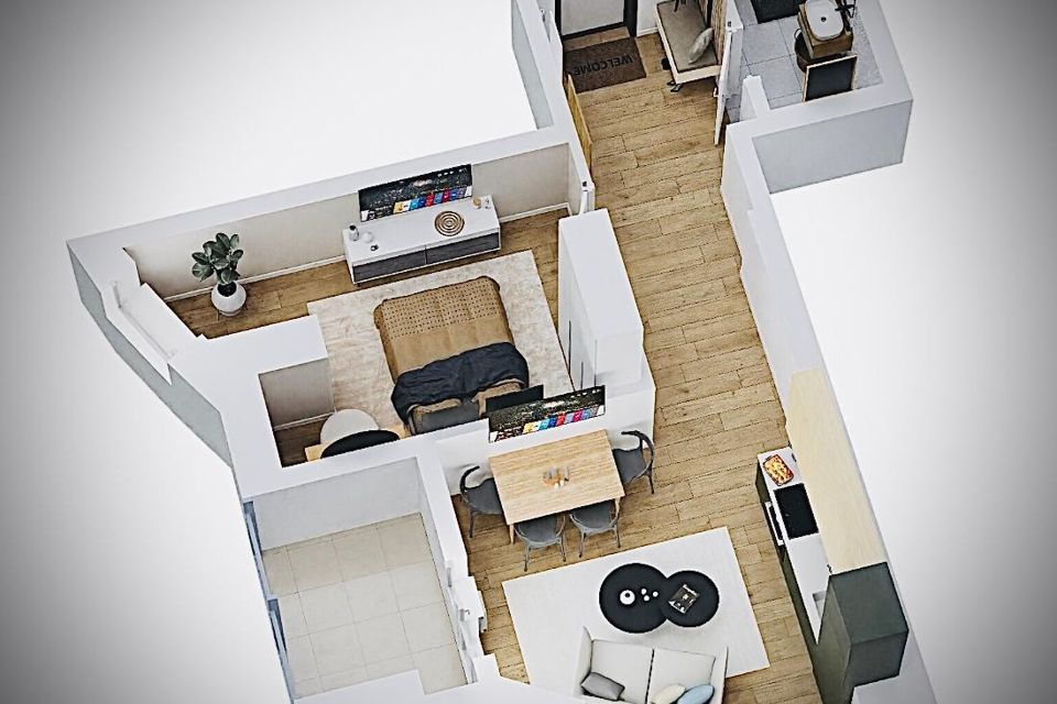 Продаётся 2-комнатная квартира, 40.41 м²