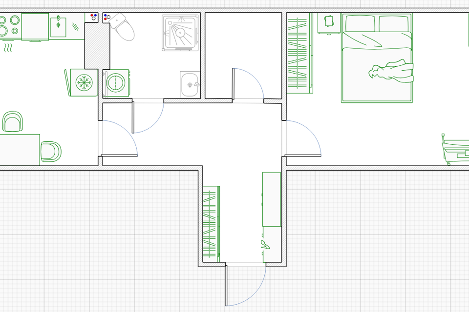 Продаётся 1-комнатная квартира, 48.6 м²