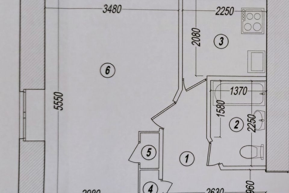 Продаётся 1-комнатная квартира, 31.6 м²