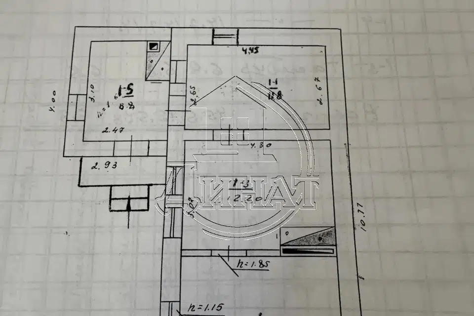 Продаётся 1-этажный дом, 45.5 м²