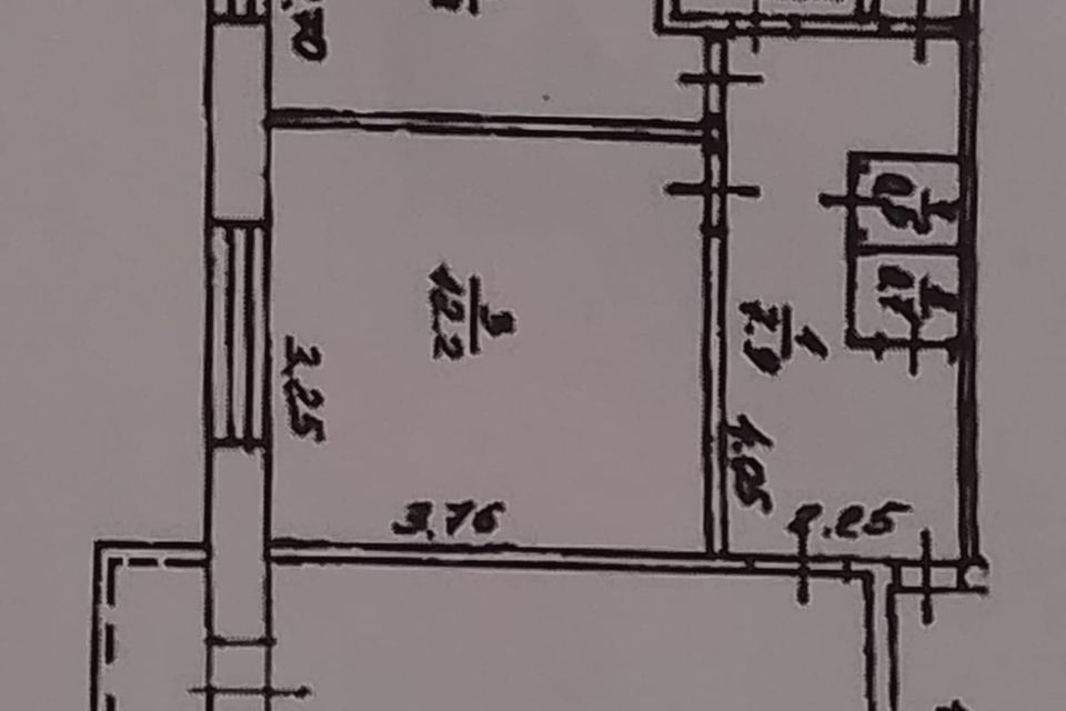Продаётся 2-комнатная квартира, 49.8 м²
